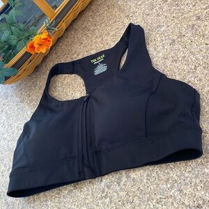 Tek Gear Black Sports Bra Ultrastretch Large